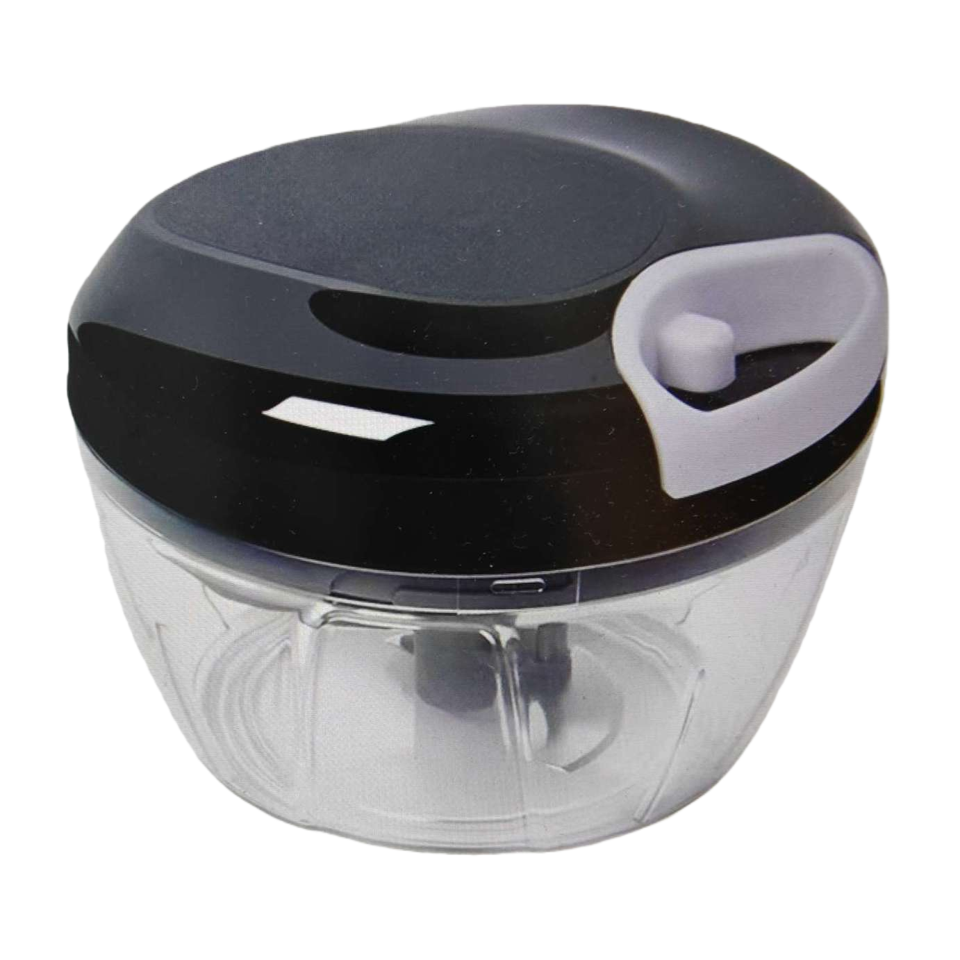 Black hand-cranked vegetable shredder, household kitchen vegetable chopper, manual shredder Item Picture