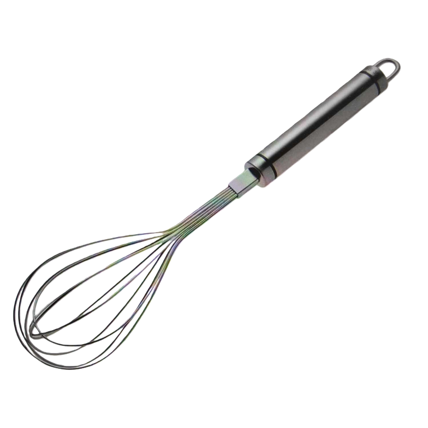 Silver metal egg beater, kitchen baking manual mixer, stainless steel, high appearance level Item Picture