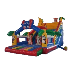 Colorful inflatable castles, children's outdoor play, large inflatable toys, suitable for family courtyard parties Item Picture