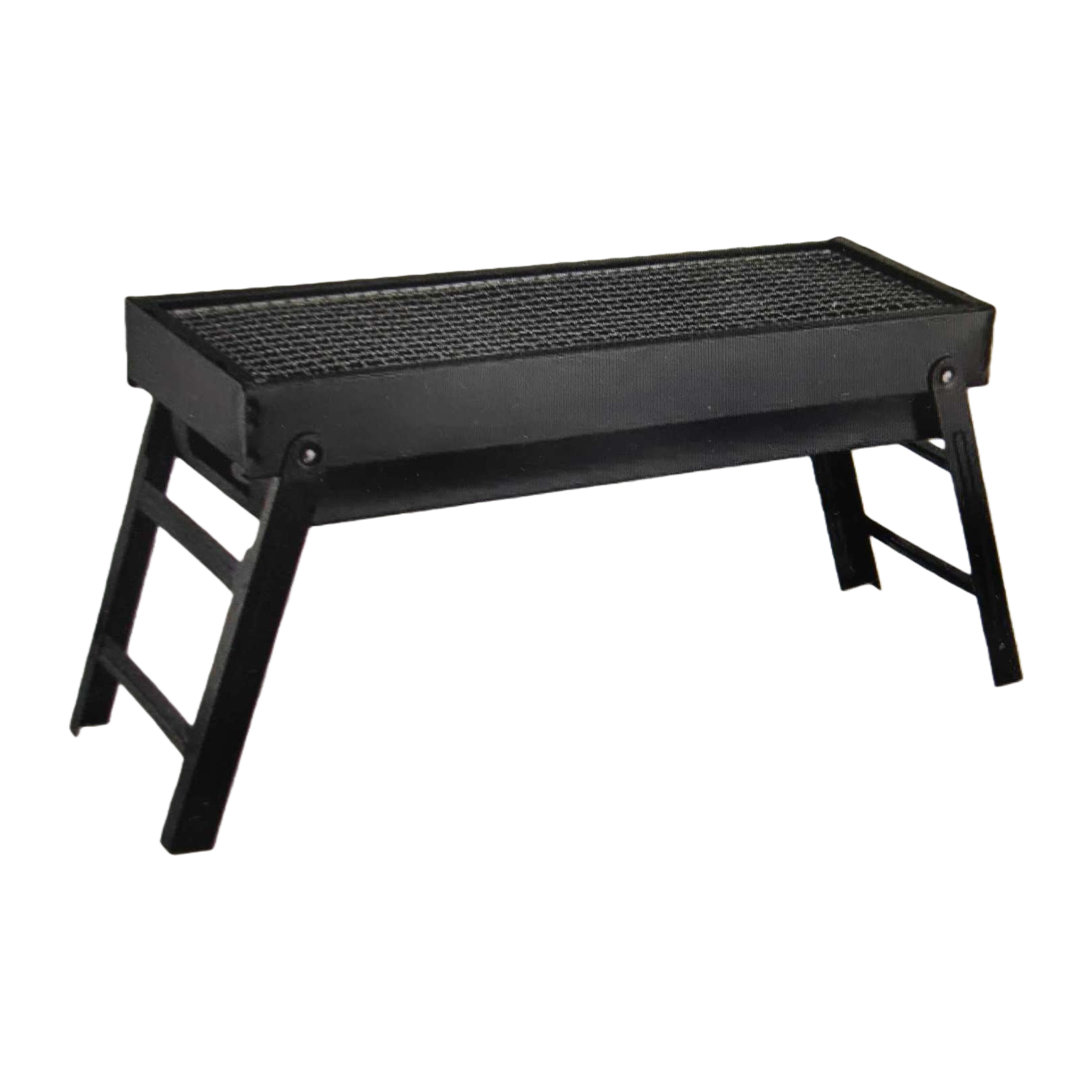 Negro plegable portátil barbacoa al aire libre camping hogar carbon baking stand Item Picture