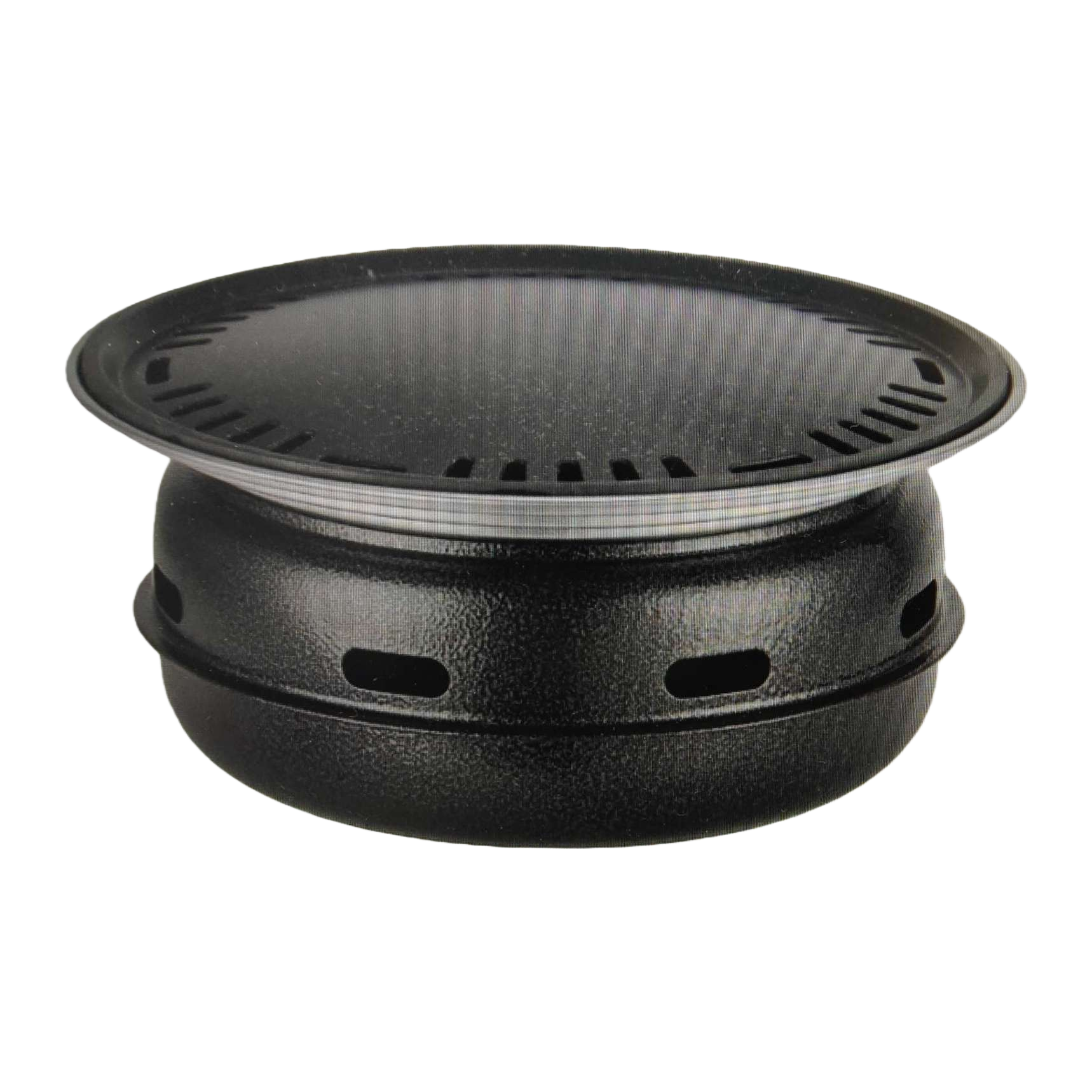 The black round baking tray is a non-stick baking tray for home use, with a diameter of 28cm Item Picture