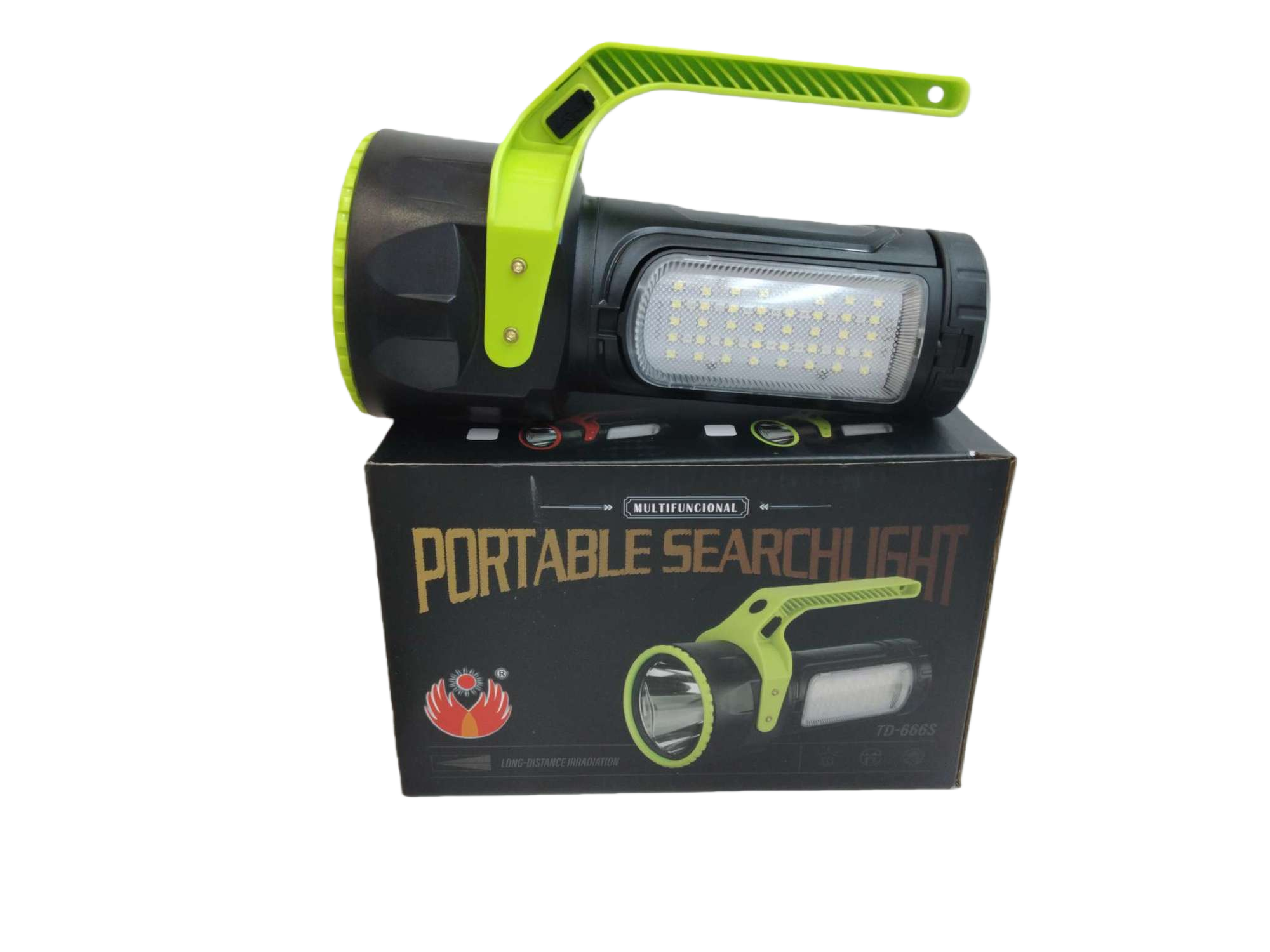 The new multi-functional dual-source portable lamp has a wide range of side lights that can be extended undefined