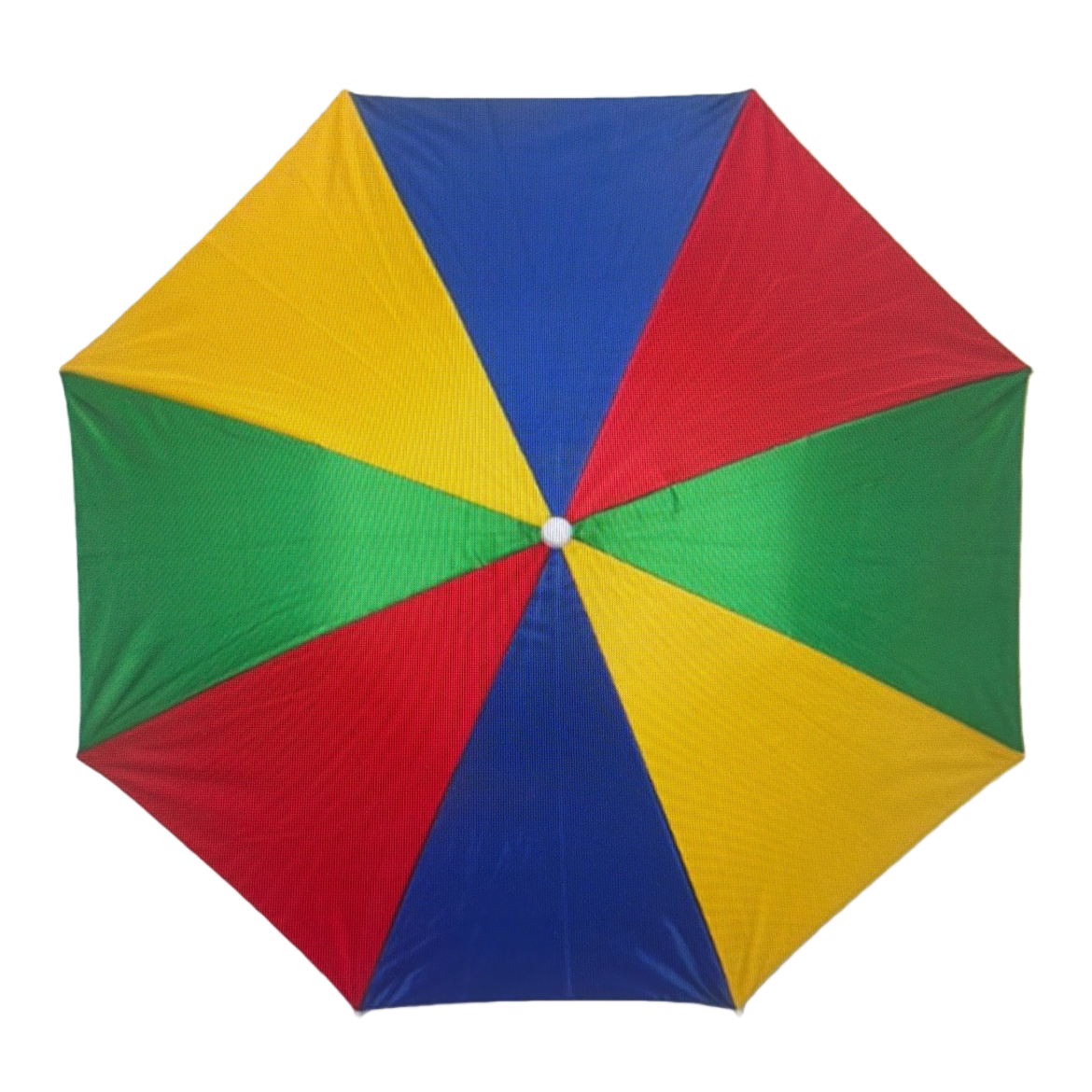 Color triangular patchwork sombrilla protección solar sombra al aire libre portátil sol lluvia doble uso Item Picture