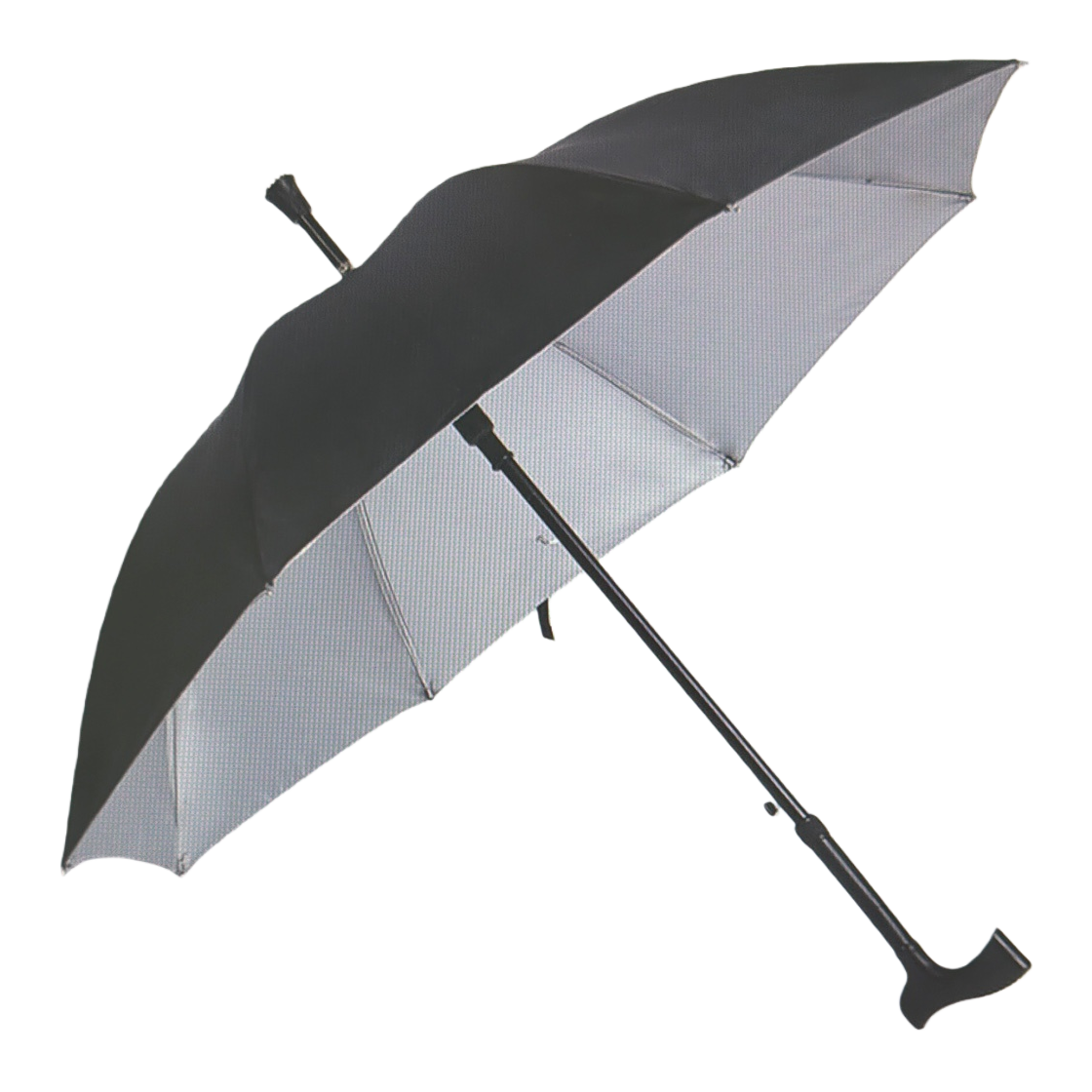 Negro de alta densidad toque tela sunny paraguas triple fold portátil windproof y waterproof Item Picture