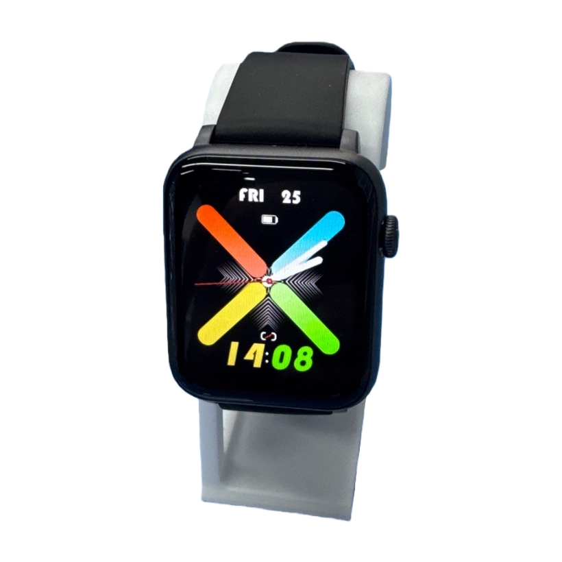 Black smartwatch for men, heart rate monitoring during exercise, waterproof Bluetooth call Item Picture