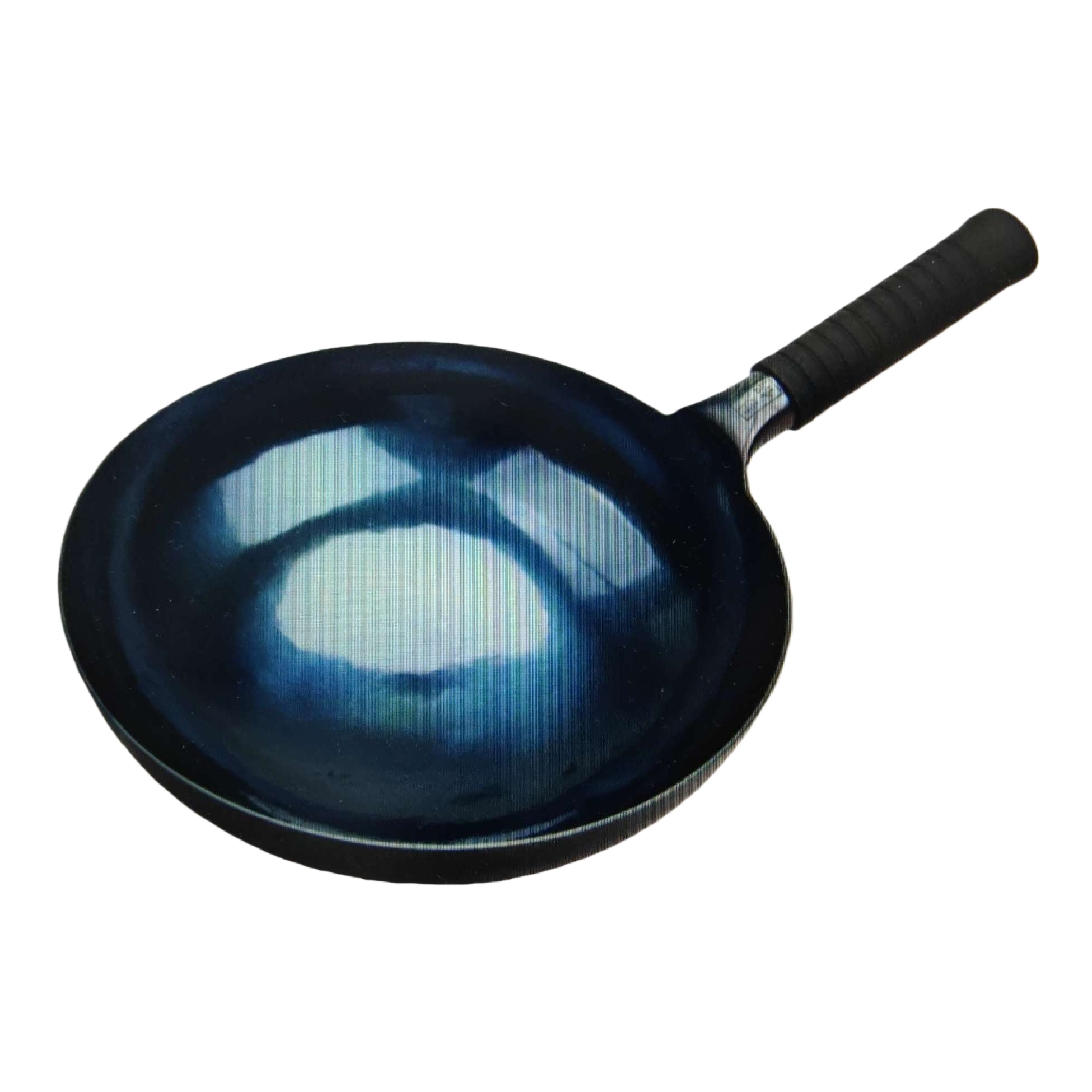 A dark blue non-stick wok for household frying, stir-frying, stewing and boiling Item Picture