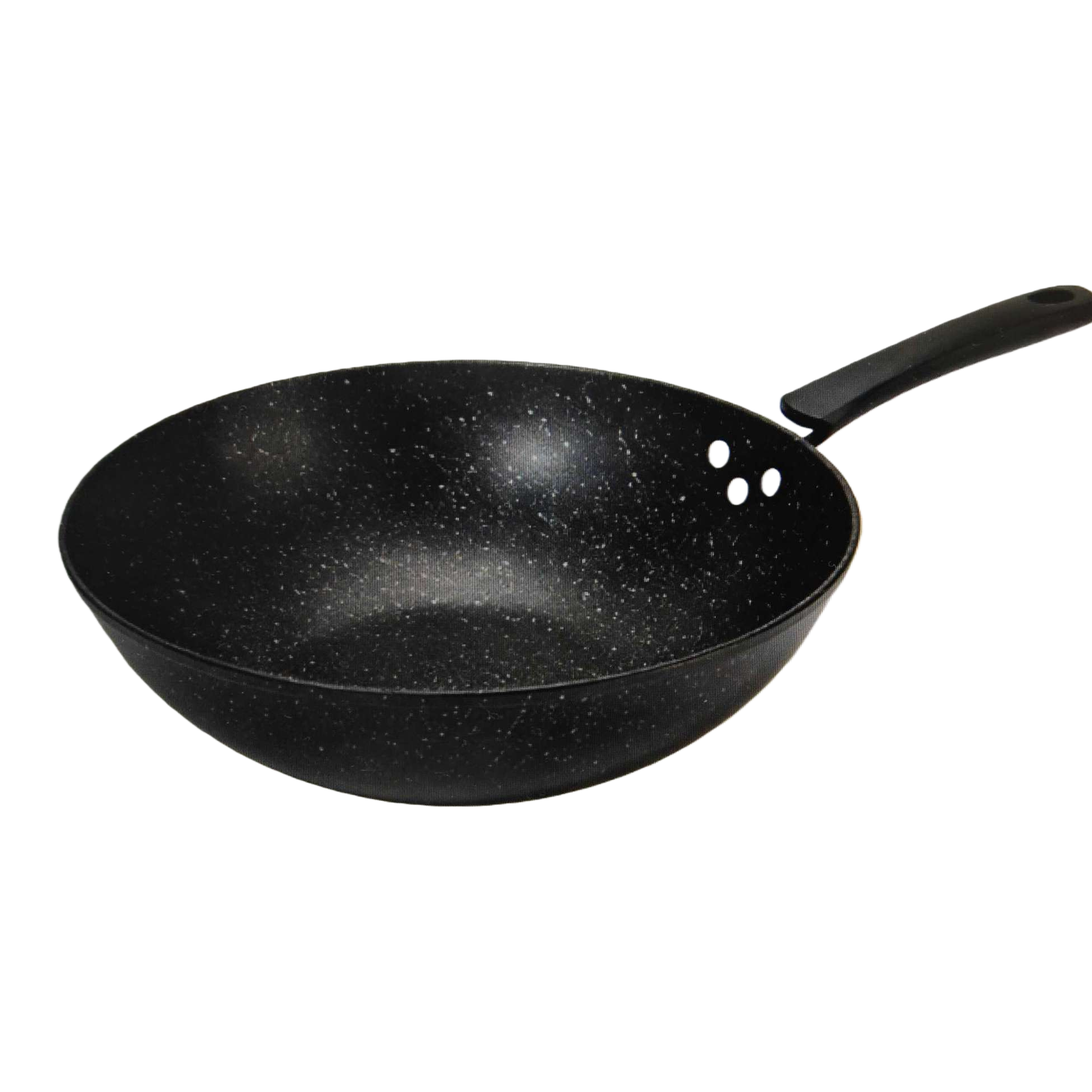 Black spot non-stick wok, household frying wok, iron wok without coating, healthy cooking Item Picture
