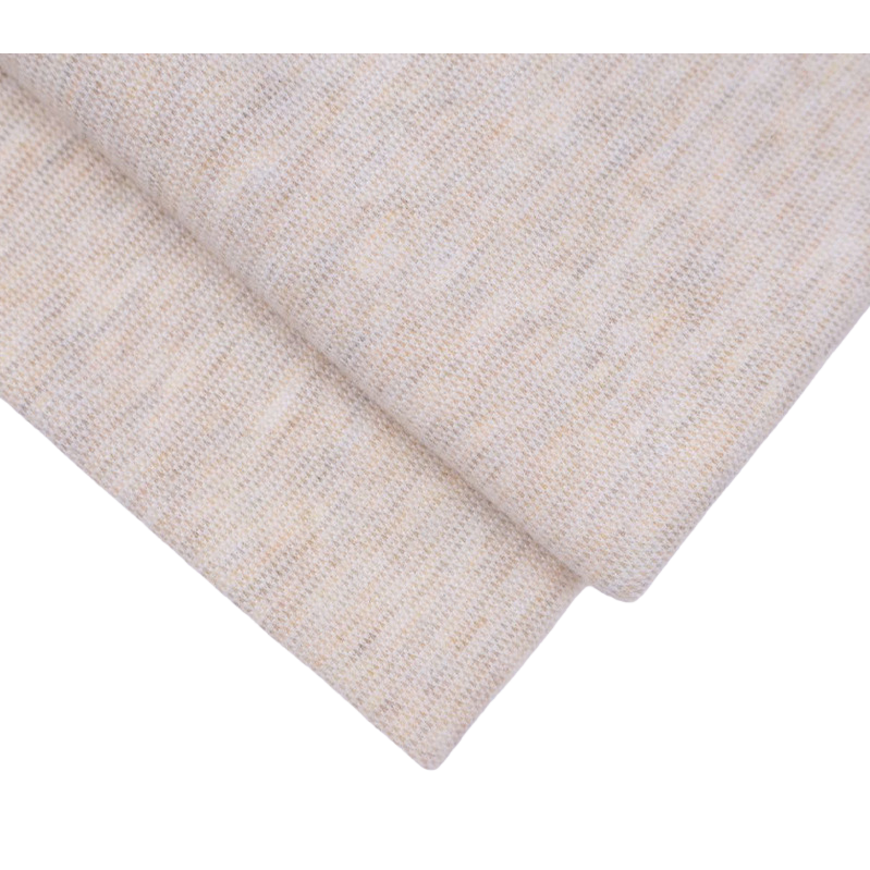 Tejido de tela de punto beige suave y amigable para la piel adecuado para hacer vestido de ropa casera Item Picture