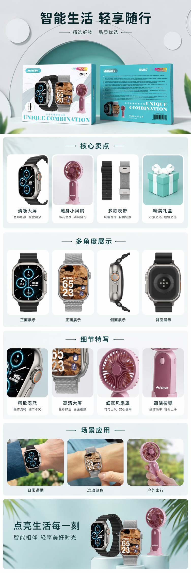 RM87 Watch Fan set pic 1