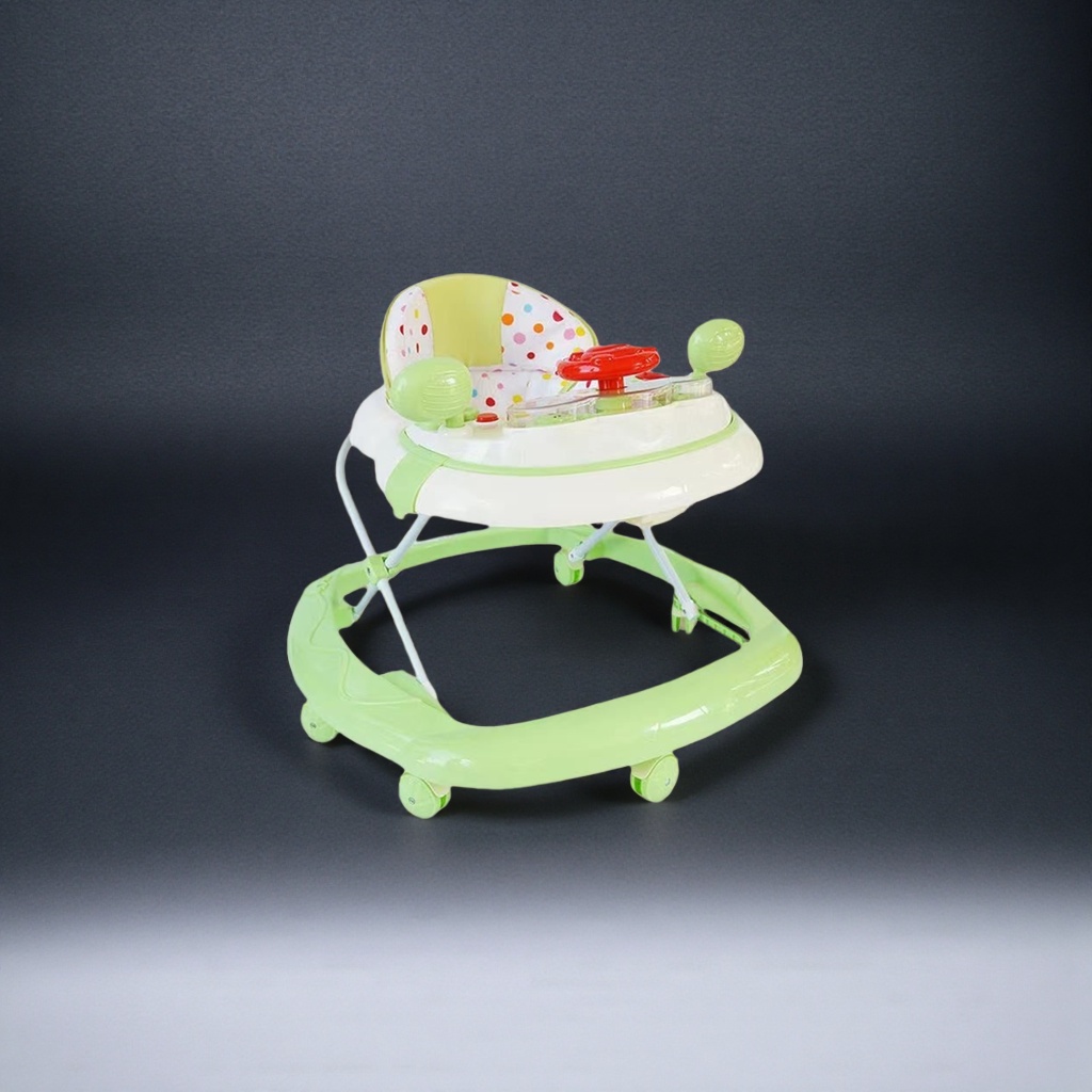 Verde bebé XueBuChe bebé pateando UN carrito plegable con música de seguridad Specification image