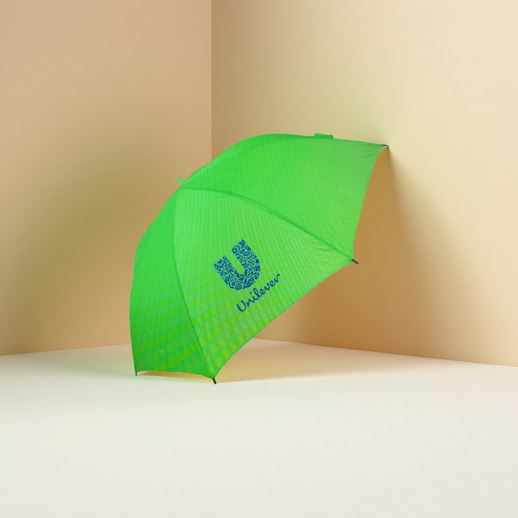 绿色雨伞细节图