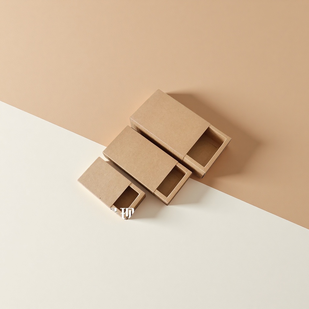 Brown paper box packaging, gift box, simple and environmentally friendly paper packaging Specification image