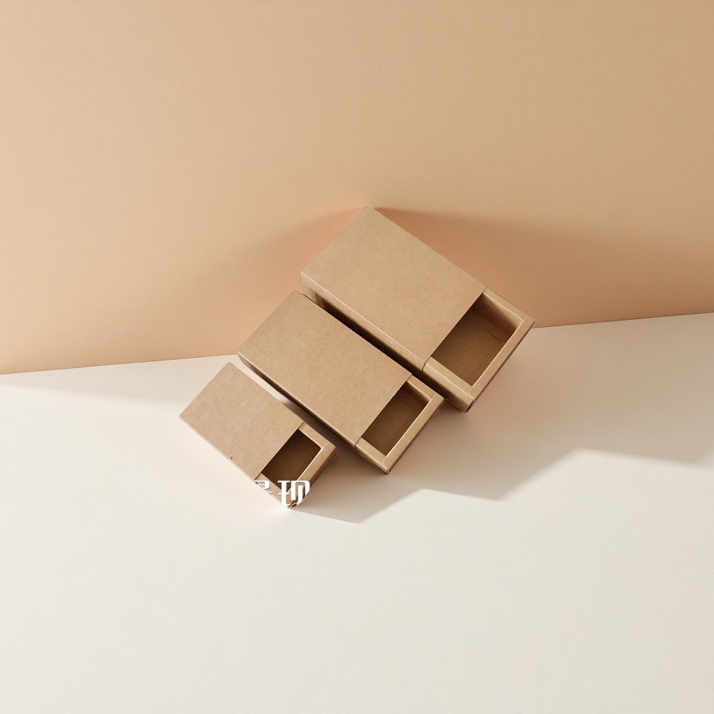 Brown paper box packaging, gift box, simple and environmentally friendly paper packaging