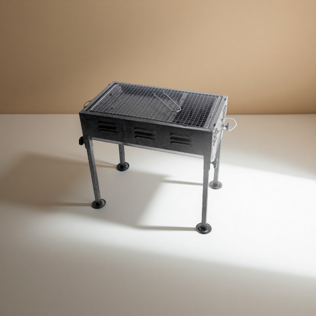 Black portable stainless steel barbecue grill, home, outdoor and camping folding grill Application Scenario