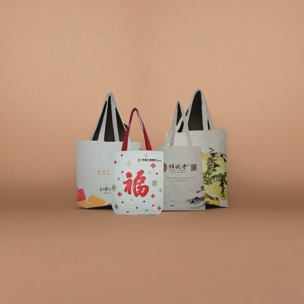 Bolsa de lona blanca de gran capacidad simple bolsa de compras de algodón portátil plegable ecológico viaje diario Application Scenario