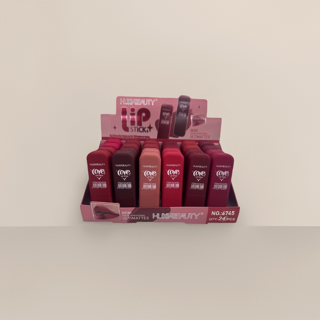 Pink lipstick display stand, acrylic cosmetics storage rack, desktop organization stand details Picture