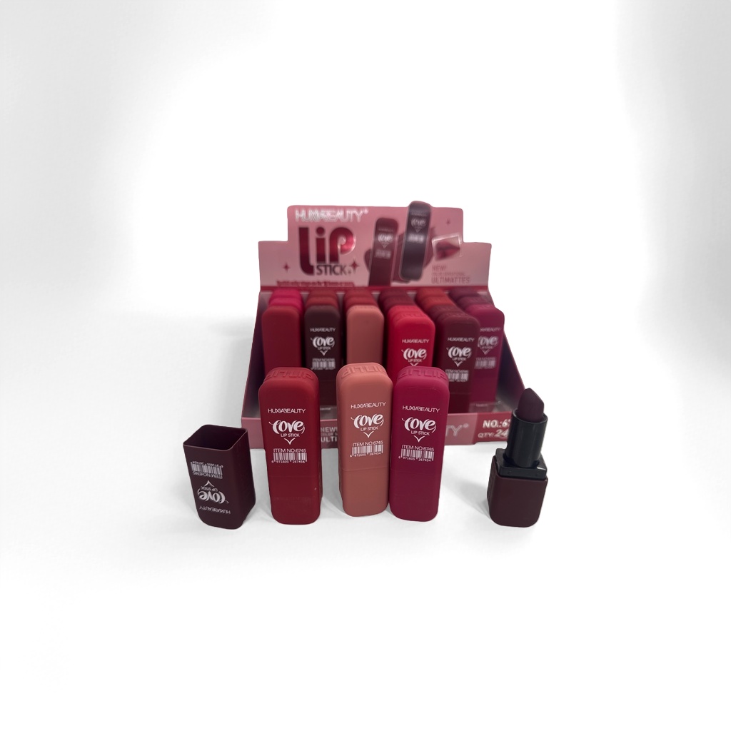 Pink lipstick display stand, acrylic cosmetics storage rack, desktop organization stand Application Scenario