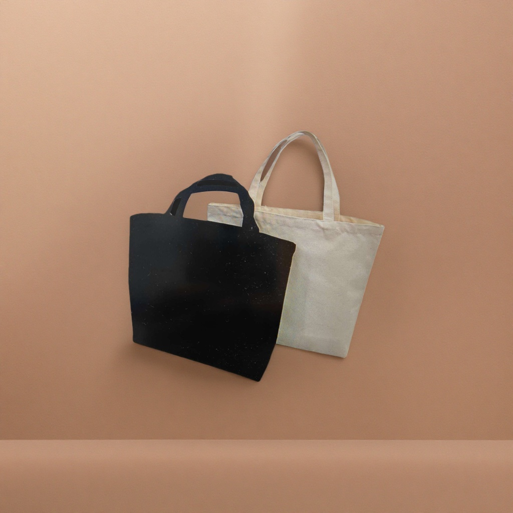 黑色手提袋 米白色手提袋 时尚简约大容量通勤购物包