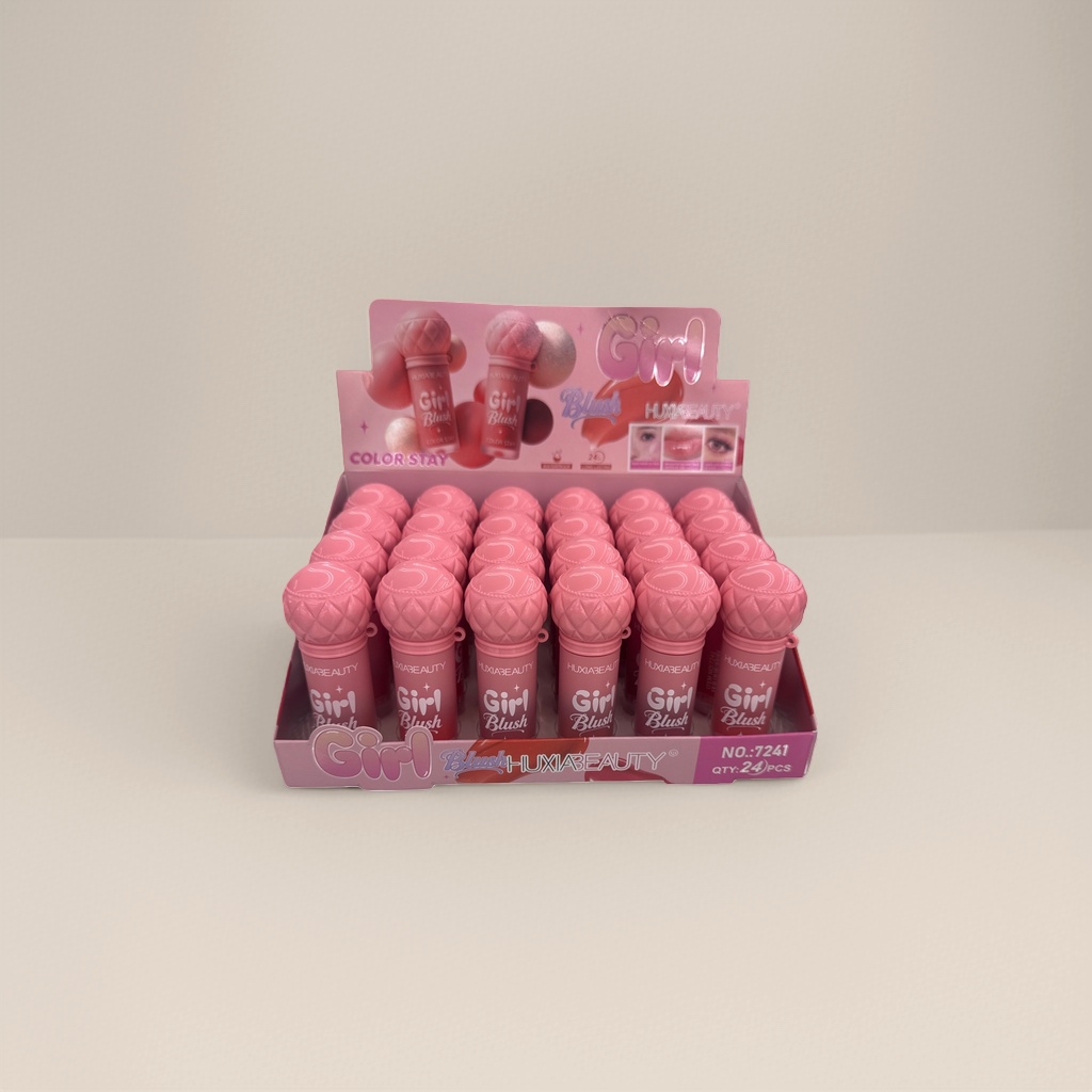 Pink spherical lid cosmetic display box, acrylic transparent storage box, desktop decoration details Picture