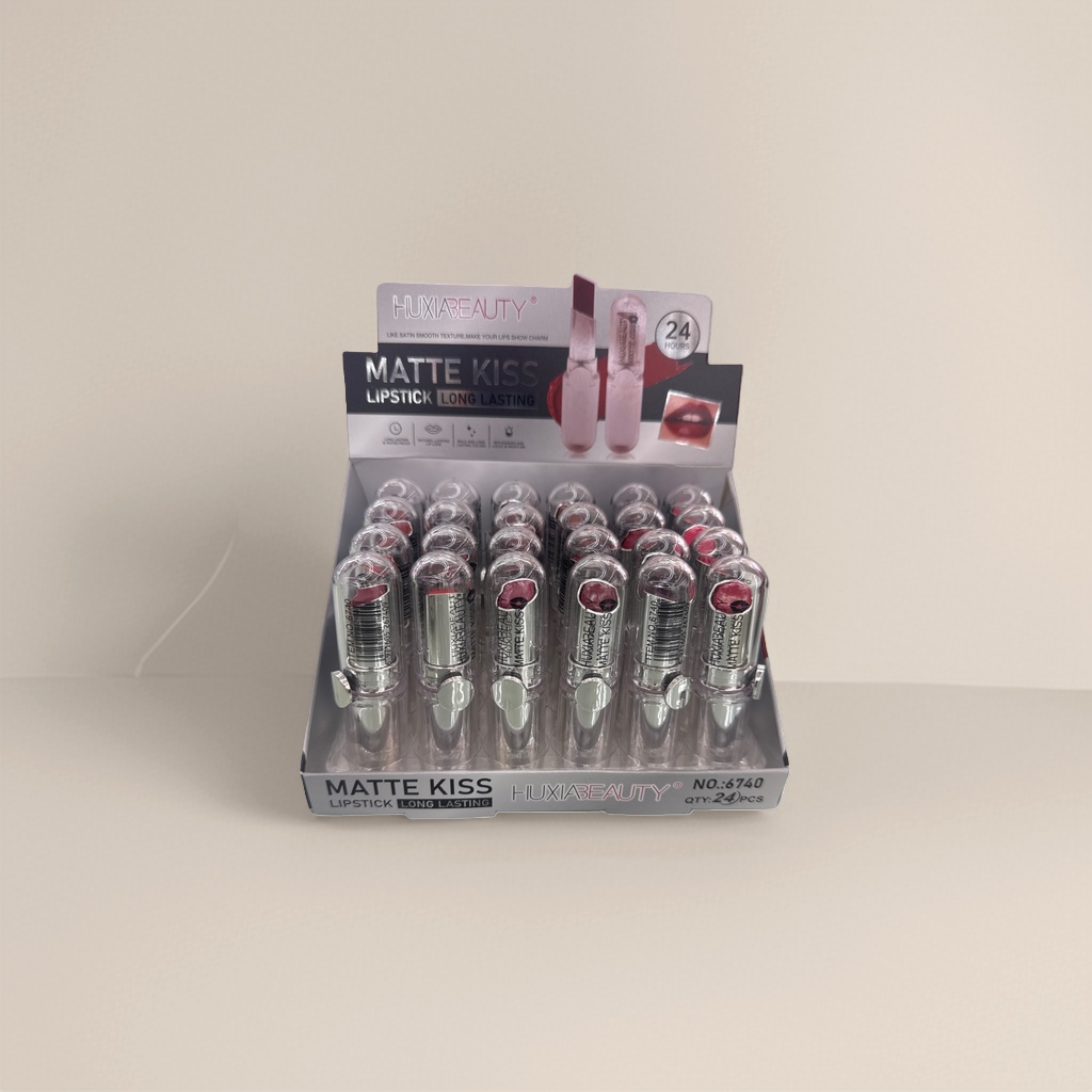 Transparent tube lipstick display box, acrylic cosmetics storage and organization box Specification image