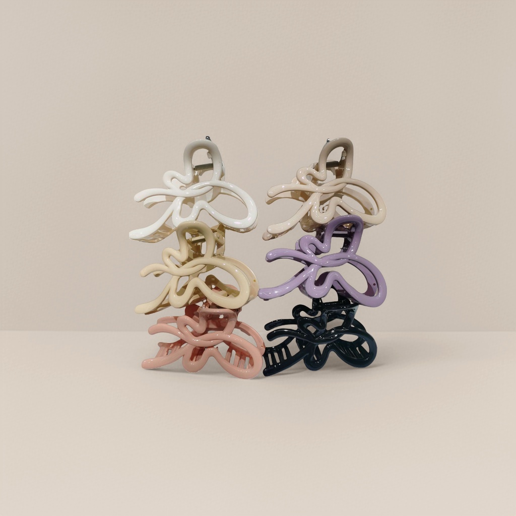 Colorful wavy hair clips are fashionable, simple and versatile, suitable for both girls and adults Application Scenario