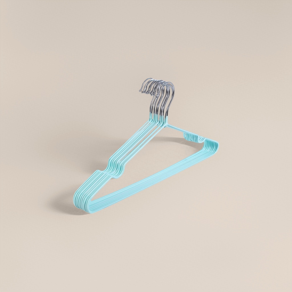 The Nordic-style green coat hanger is a simple, modern and highly load-bearing household hanger without the need for drilling Application Scenario