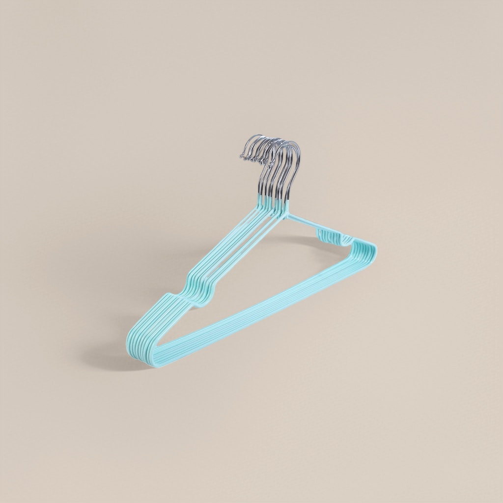 The Nordic-style green coat hanger is a simple, modern and highly load-bearing household hanger without the need for drilling Specification image