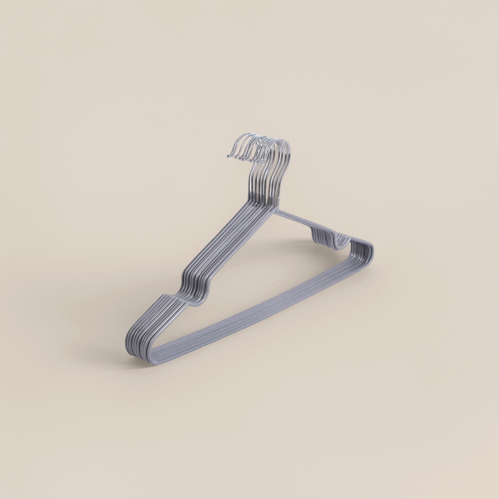 Grey thickened anti-slip clothes hanger, a household multi-functional load-bearing clothes drying rack