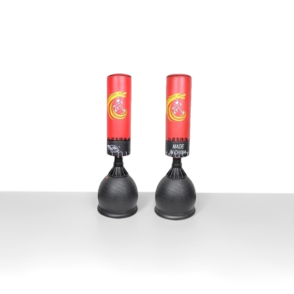 红色龙纹拳击沙袋产品图