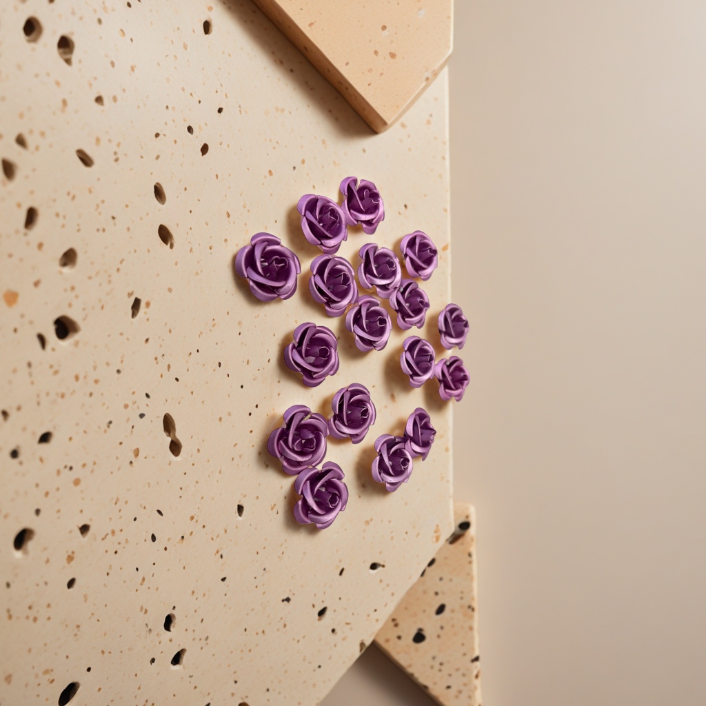 Purple metal rose decorative items, home accessories and creative gifts Application Scenario