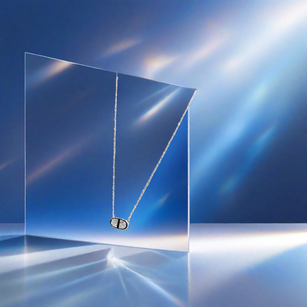 القلادة الفضية ذات الشكل البيضاوي المزدوج، القلادة ذات الشكل البيضاوي Specification image