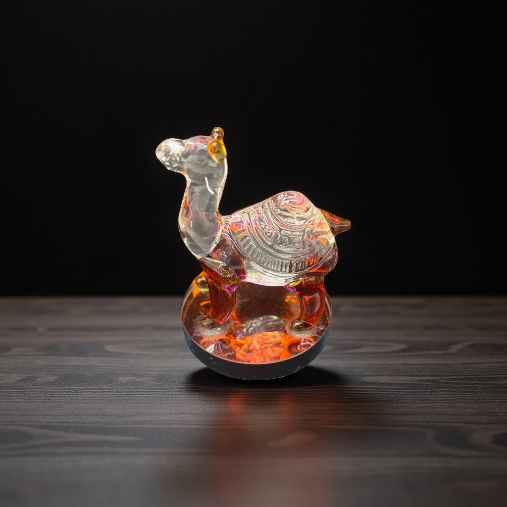 水晶工艺品水晶骆驼家居装饰摆件天然水晶礼品