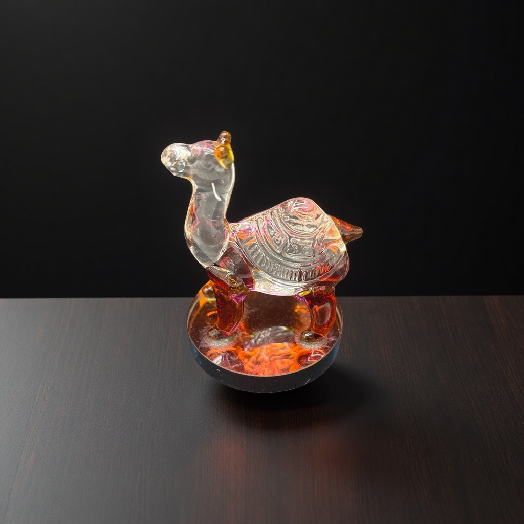 水晶工艺品水晶骆驼家居装饰摆件天然水晶礼品产品图