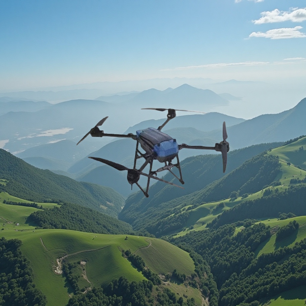 The Blue Payload drone is a multi-functional aerial photography and mapping drone for plant protection, with a large load capacity and long endurance details Picture