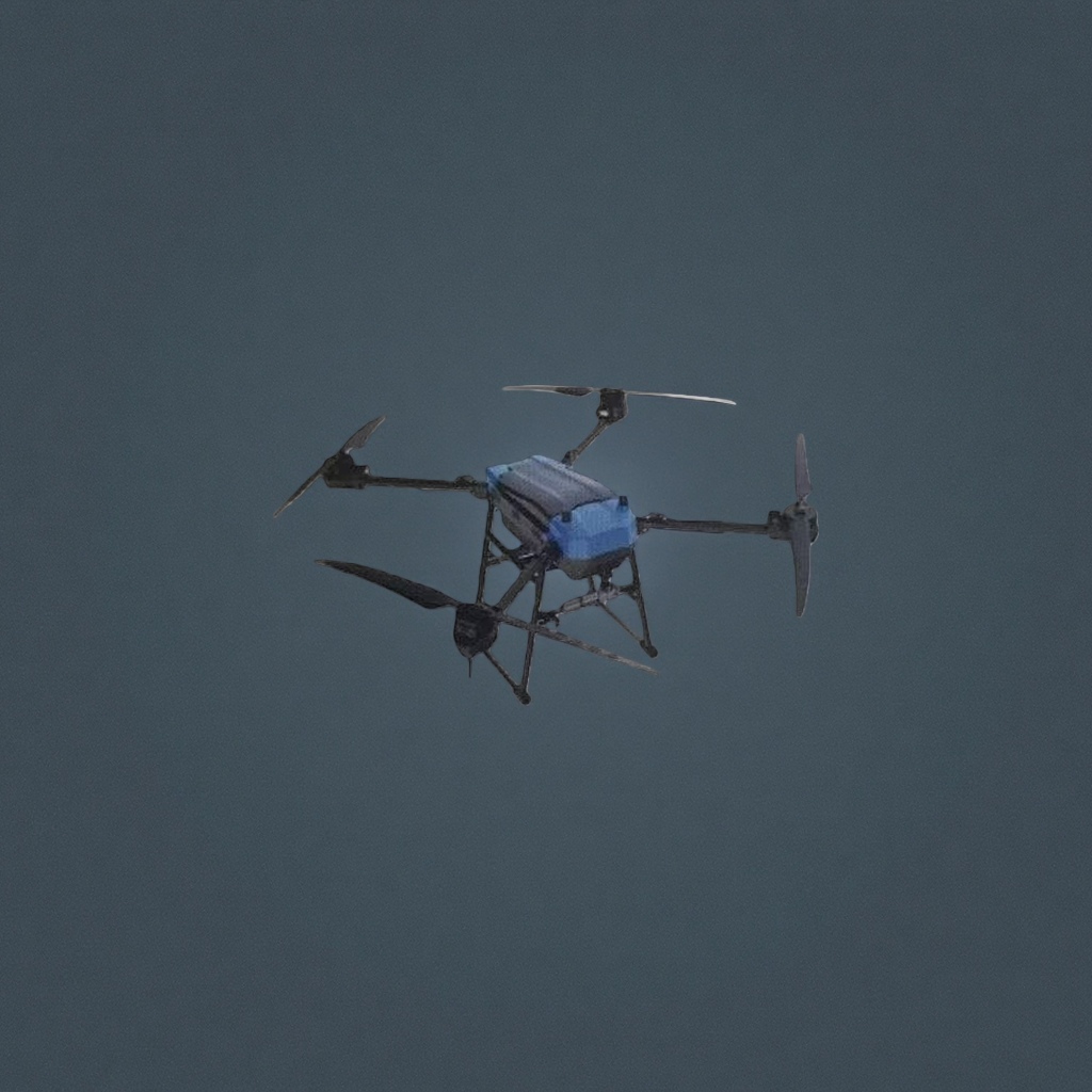 The Blue Payload drone is a multi-functional aerial photography and mapping drone for plant protection, with a large load capacity and long endurance