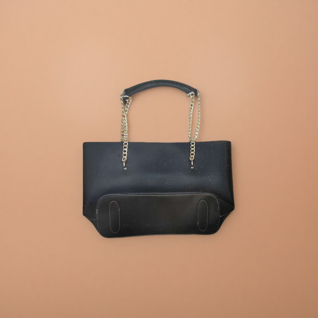 Black handbag, leather, large-capacity business trip tote bag Specification image