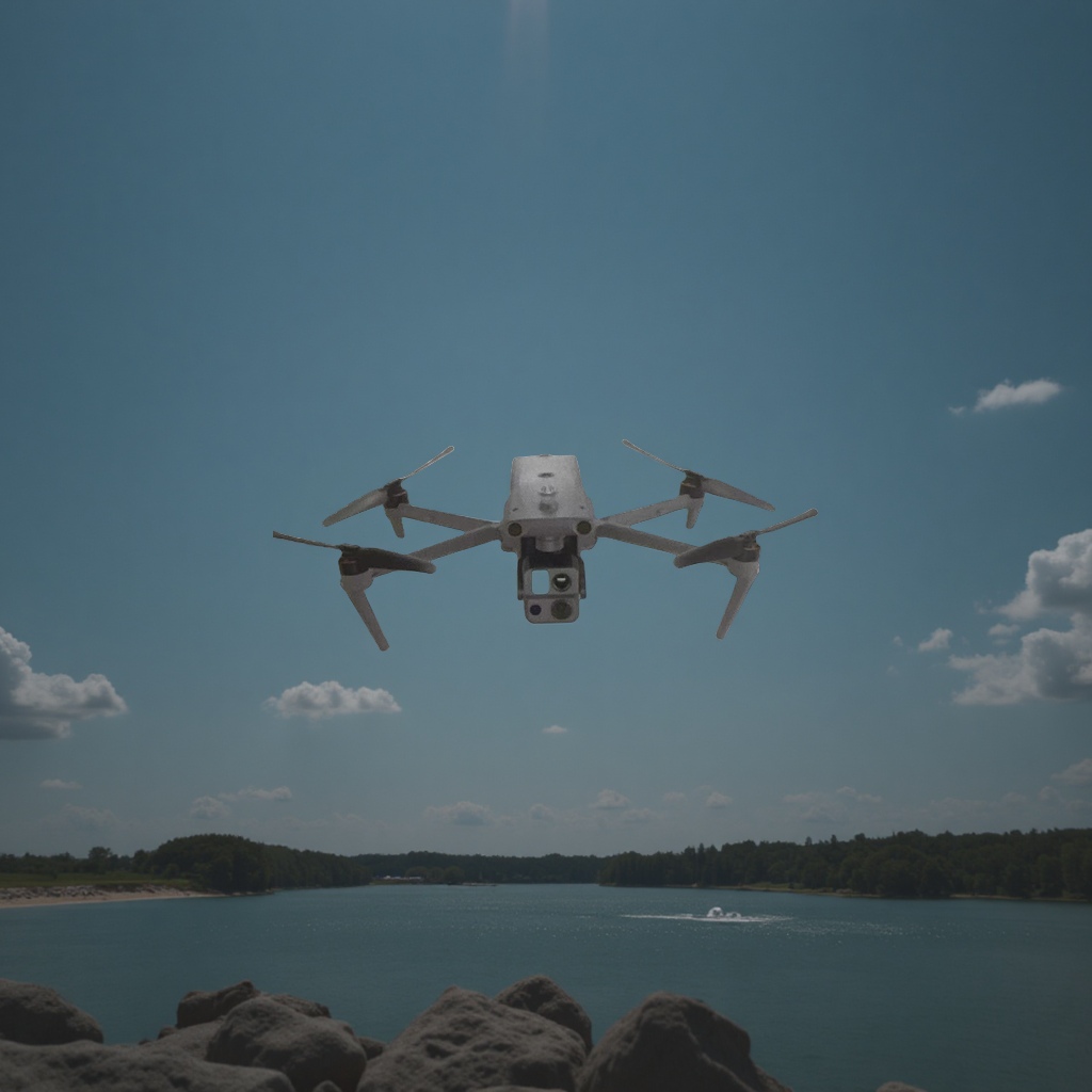 The grey drone aerial photography device is a 4K high-definition remote control aircraft that is foldable and portable Application Scenario