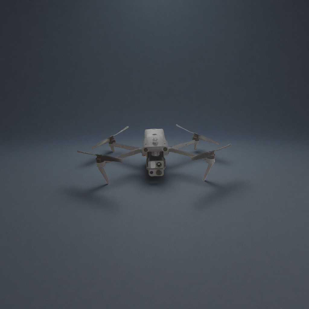 The grey drone aerial photography device is a 4K high-definition remote control aircraft that is foldable and portable