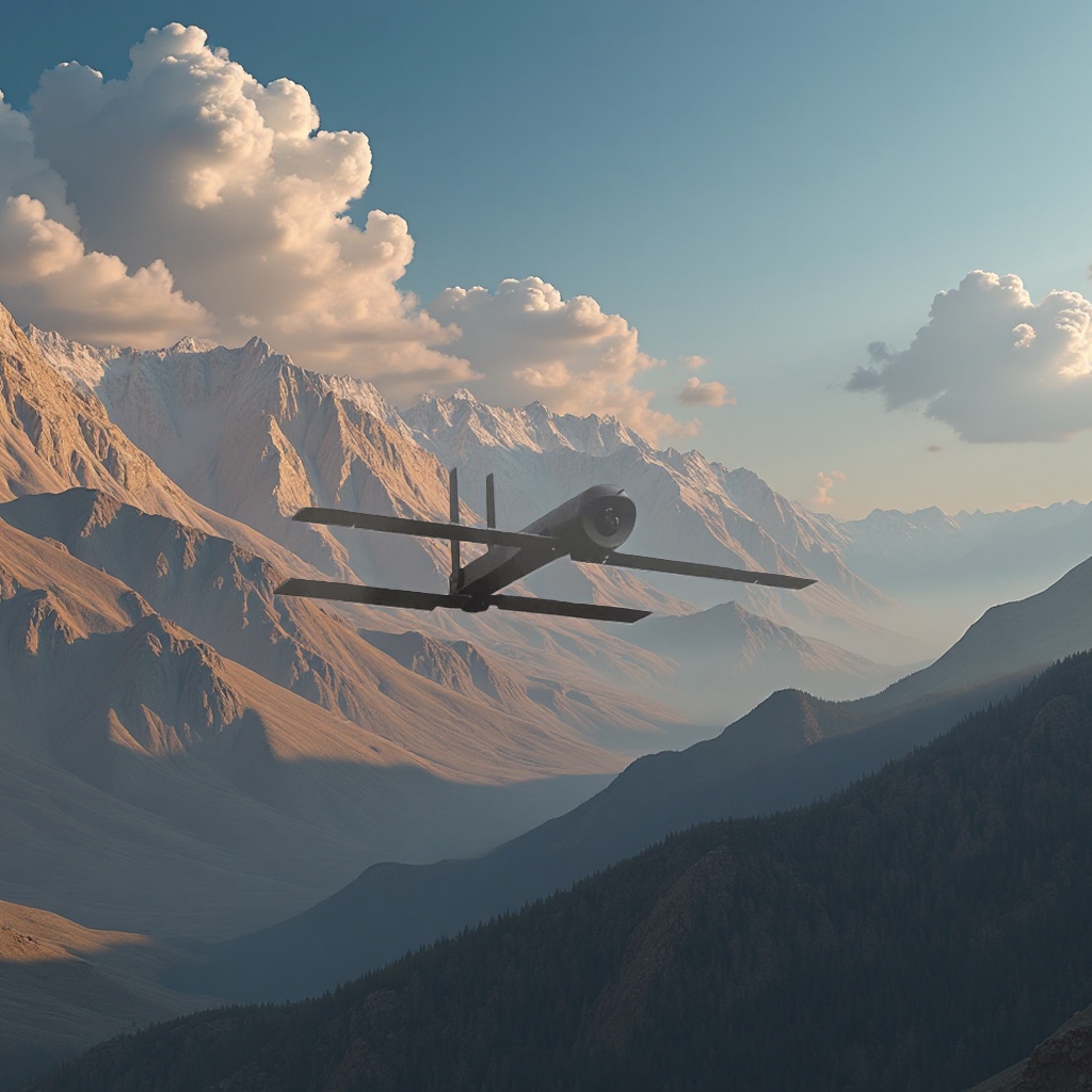 Black X15 long-wing unmanned aerial vehicle for mountain and grassland aerial photography Specification image
