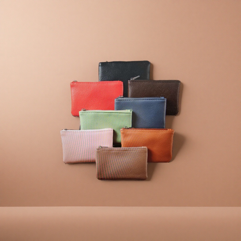 Colorful texture coin purse set, multi-functional, compact and portable storage for women