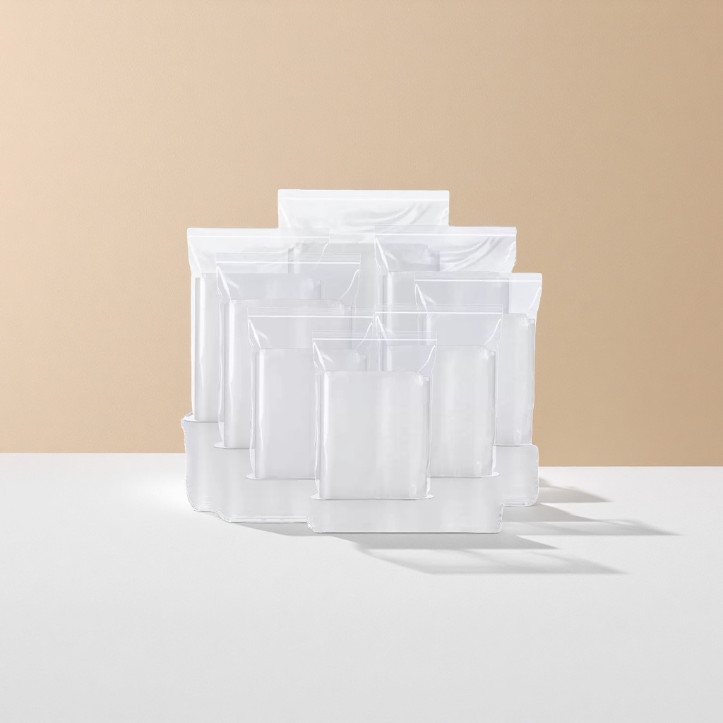 Transparent sealed bag, thickened PE material kitchen storage moisture-proof and fresh-keeping bag