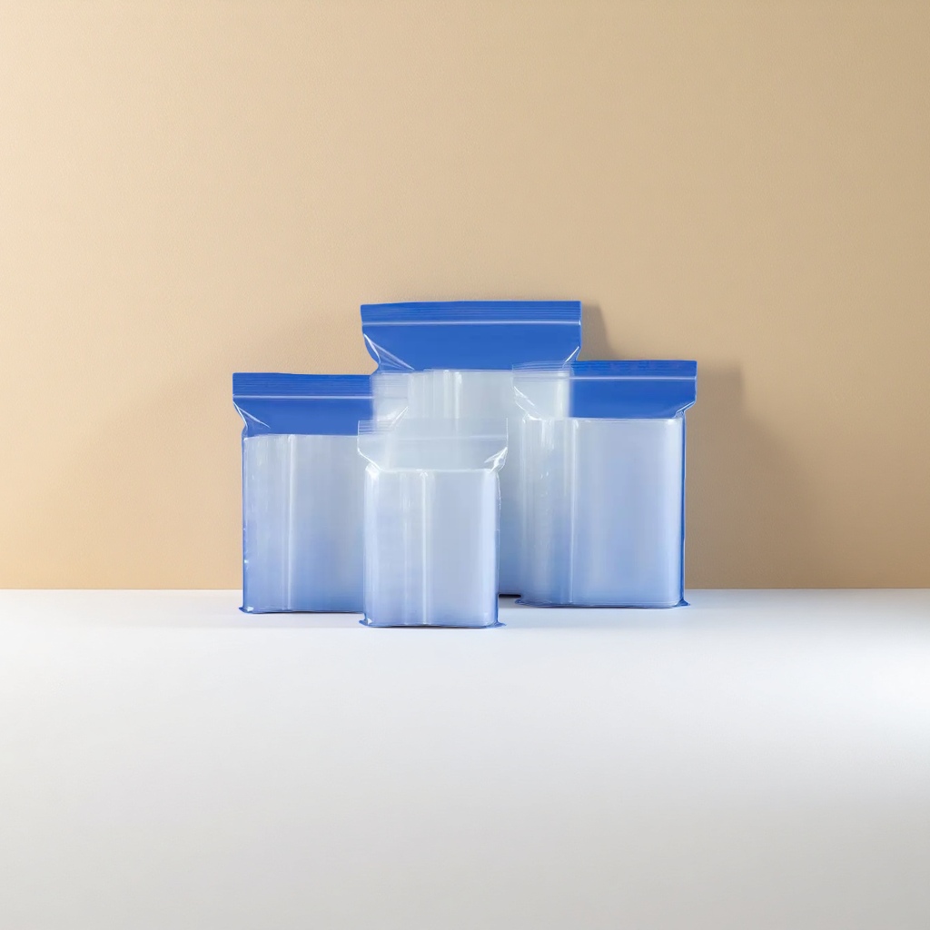 Transparent PE self-sealing bag, thickened moisture-proof, sealed and fresh-keeping food-grade packaging bag details Picture