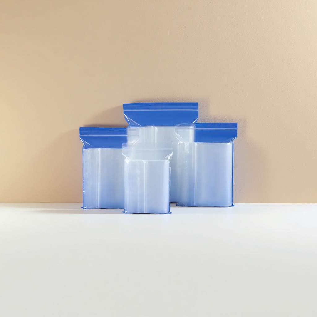 Transparent PE self-sealing bag, thickened moisture-proof, sealed and fresh-keeping food-grade packaging bag Specification image