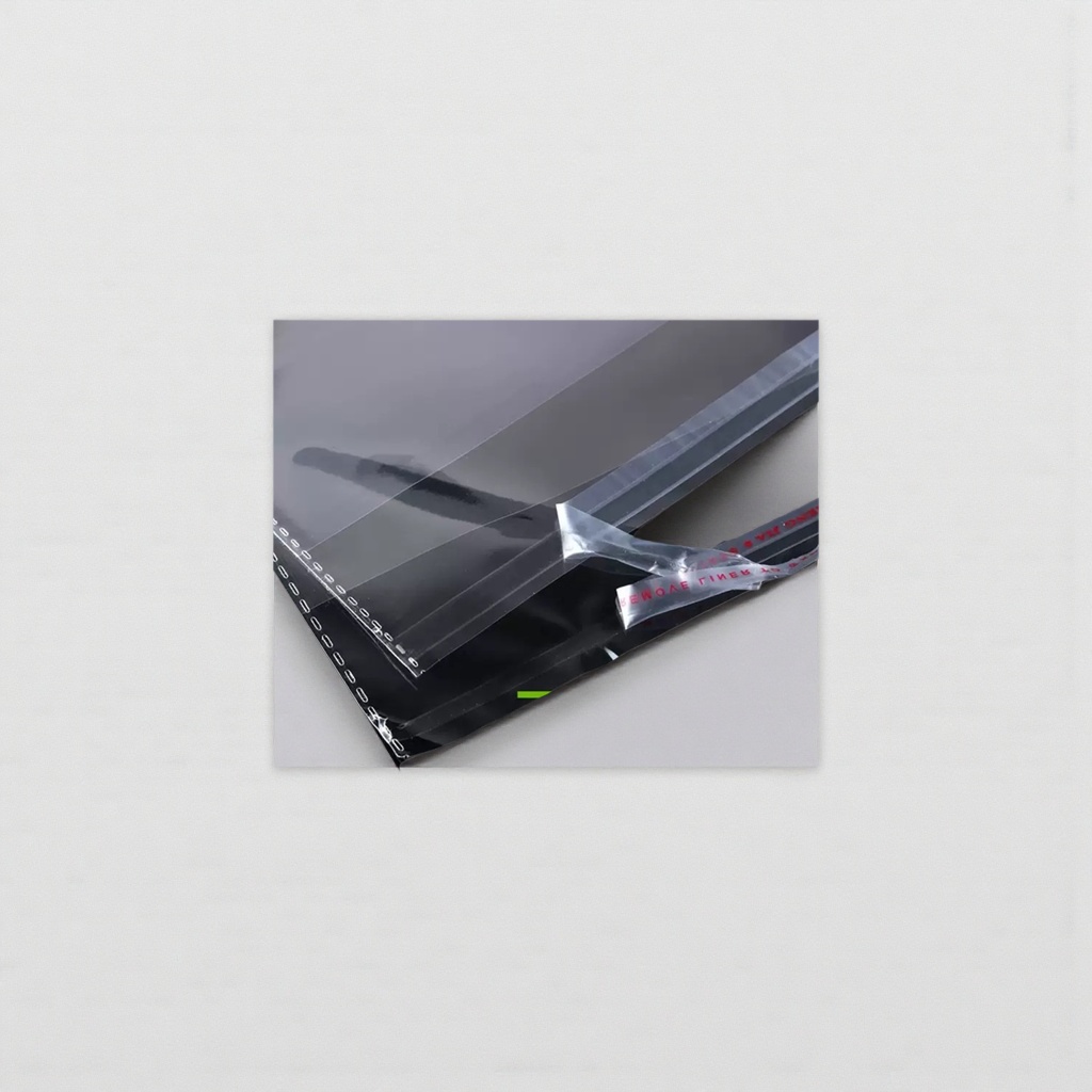 Transparent self-adhesive bags, thickened leak-proof sealed storage bags, available in multiple sizes, are perfect for home and office organization details Picture