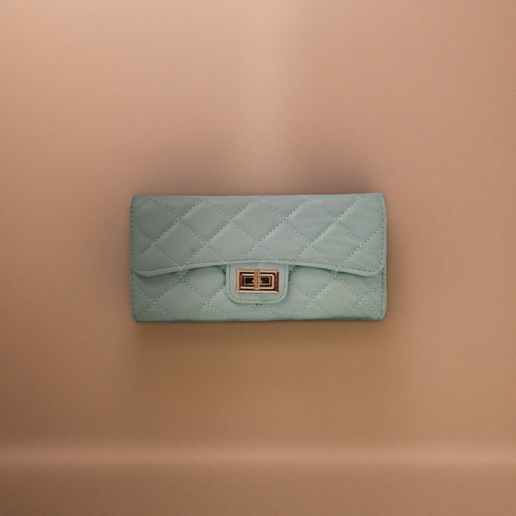 Bolso lingerie verde claro para mujeres cuero genuino pequeño estilo ligero y elegante