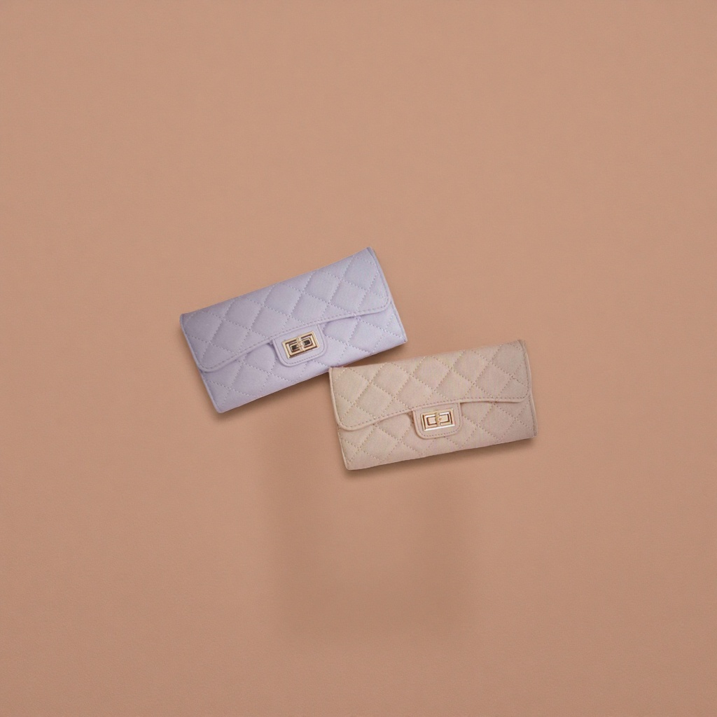 Cartera de mujer lila rice white lingerie details Picture