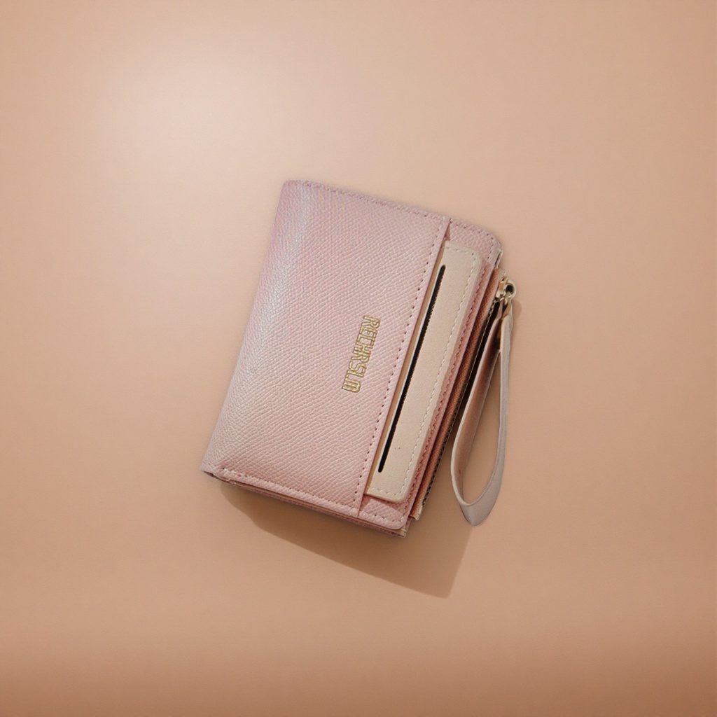 The pink small wallet for women is simple and fashionable. It is small and portable Application Scenario