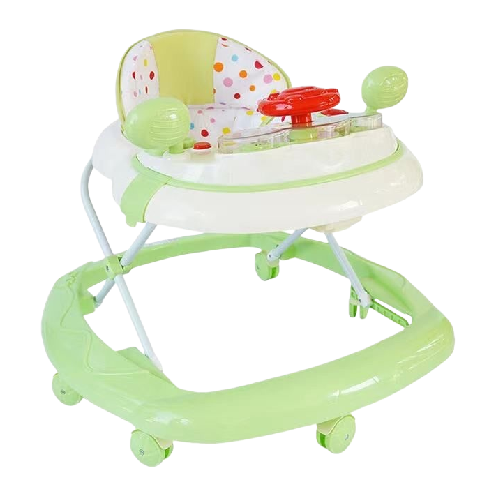Verde bebé XueBuChe bebé pateando UN carrito plegable con música de seguridad Item Picture