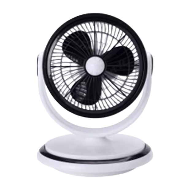 Black blade and white base floor fan, quiet and energy-saving for home use, suitable for bedrooms and living rooms Item Picture