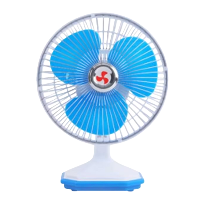 Blue blade floor-standing electric fan for home use, silent, energy-saving and wide-angle air delivery Item Picture
